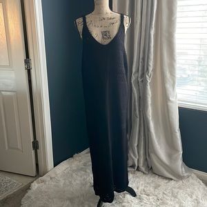Black Knit ASOS Maxi Dress Size 12